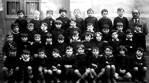 Michel Lemoine &agrave; 7 ans 
en 1932 &agrave; St Gatien